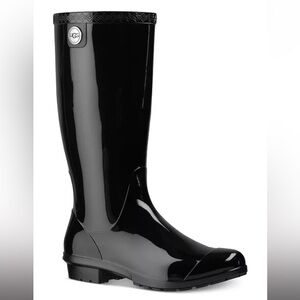 UGG Women’s Shaye Tall Black Rain boots #37